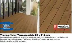 i&M Bauzentrum Thermo-Kiefer Terrassendiele 26 x 115 mm Angebot