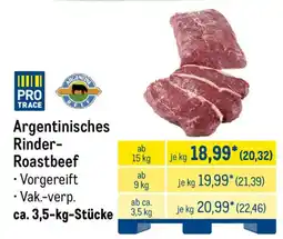 METRO PRO TRACE Argentinisches Rinder-Roastbeef Angebot