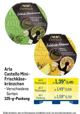 METRO Arla Castello Mini-Frischkäse-kränzchen Angebot