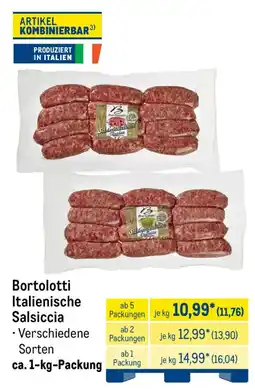 METRO Bortolotti Italienische Salsiccia Angebot