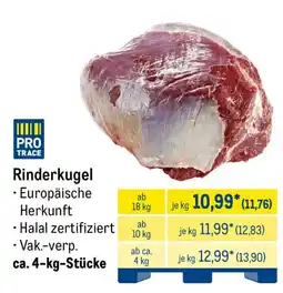 METRO PRO TRACE Rinderkugel Angebot