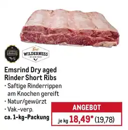 METRO Emsrind Dry aged Rinder Short Ribs Angebot