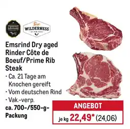 METRO Emsrind Dry aged Rinder Côte de Boeuf/Prime Rib Steak Angebot