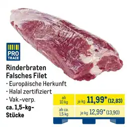 METRO Rinderbraten Falsches Filet Angebot