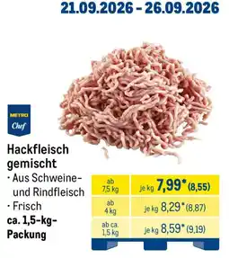 METRO METRO Chef Hackfleisch gemischt Angebot