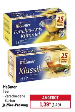 METRO Meßmer Tee Angebot