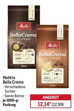 METRO Melitta Bella Crema Angebot
