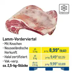 METRO Lamm-Vorderviertel Angebot