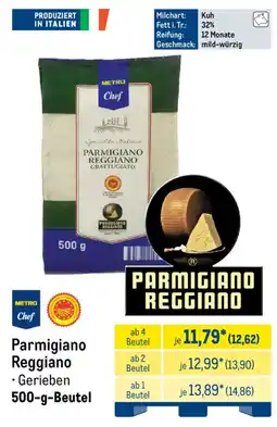 METRO Parmigiano Reggiano · Gerieben Angebot