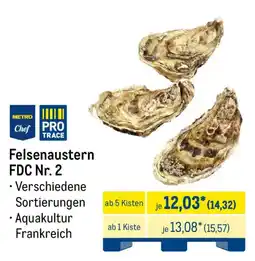 METRO Felsenaustern FDC Nr. 2 Angebot