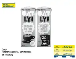 METRO Oatly Haferdrink Barista/ Baristamatic Angebot