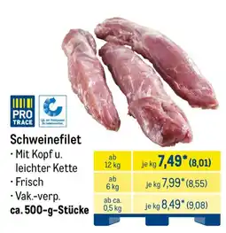 METRO Schweinefilet Angebot