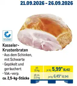 METRO Kasseler-Krustenbraten Angebot