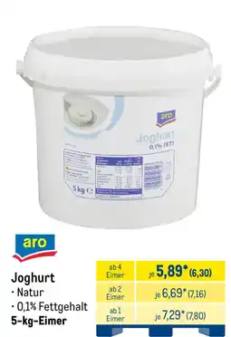 METRO aro Joghurt Angebot