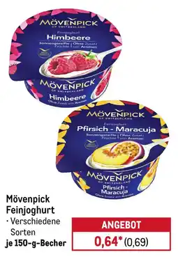 METRO Mövenpick Feinjoghurt Angebot