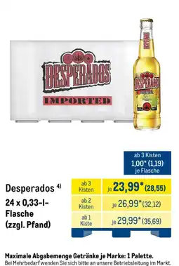 METRO Desperados Angebot