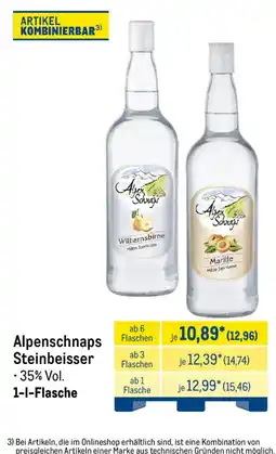 METRO Alpenschnaps Steinbeisser Angebot
