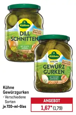 METRO Kühne Gewürzgurken Angebot