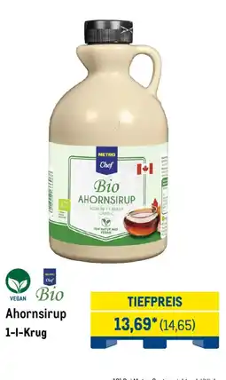 METRO Metro Chef Bio Ahornsirup Angebot