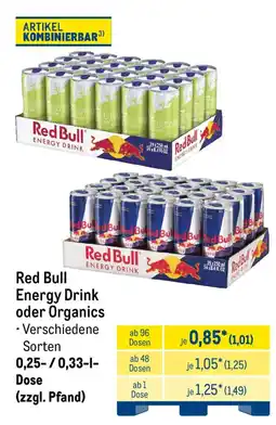 METRO Red Bull Energy Drink Angebot