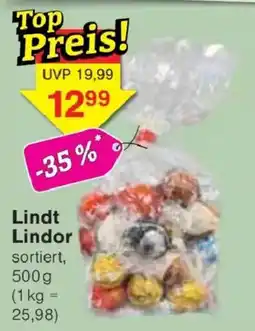 Jawoll Lindt Lindor sortiert Angebot
