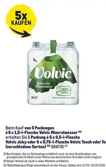 METRO Volvic Mineralwasser Angebot