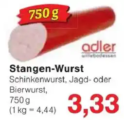 Jawoll adler Stangen-Wurst Angebot