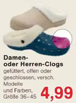Jawoll Damen- oder Herren-Clogs Angebot