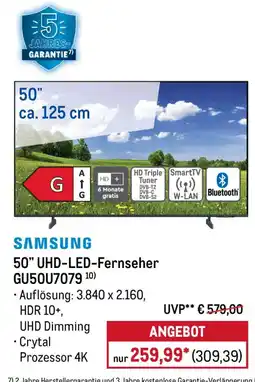 METRO SAMSUNG 50" UHD-LED-Fernseher Angebot