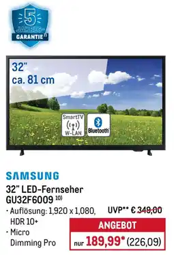 METRO SAMSUNG 32" LED-Fernseher Angebot
