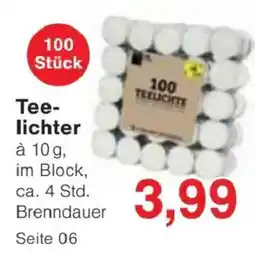 Jawoll Tee-lichter Angebot