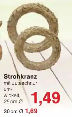 Jawoll Strohkranz mit Juteschnur umwickelt Angebot