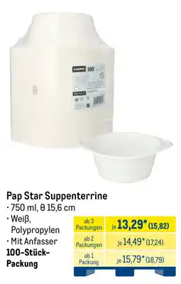 METRO Pap Star Suppenterrine Angebot