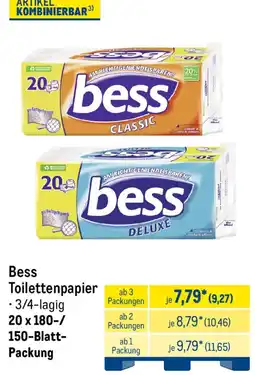 METRO Bess Toilettenpapier Classic Angebot