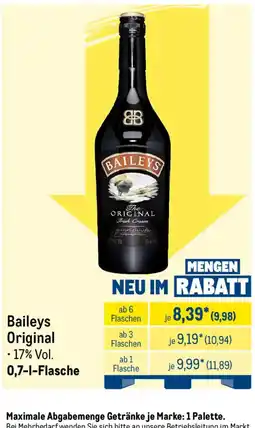 METRO Baileys Original Angebot
