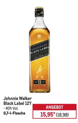 METRO Johnnie Walker Black Label 12Y Angebot