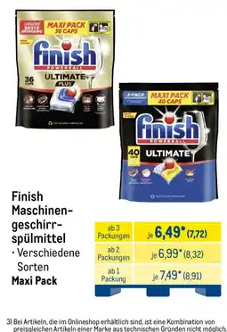METRO Finish Maschinen-geschirrspülmittel Angebot