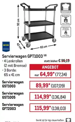 METRO Servierwagen GPT1003 Angebot