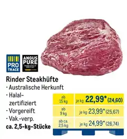 METRO Rinder Steakhüfte Angebot