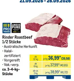 METRO Rinder Roastbeef Angebot