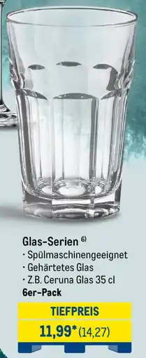 METRO Glas-Serien Angebot