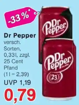 Jawoll Dr Pepper Angebot