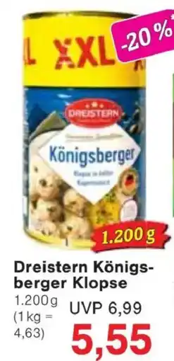 Jawoll Dreistern Königsberger Klopfse Angebot