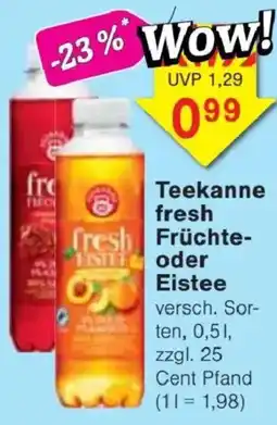 Jawoll Teekanne fresh Früchte- oder Eistee Angebot