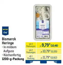 METRO Metro Chef Bismarck Heringe Angebot