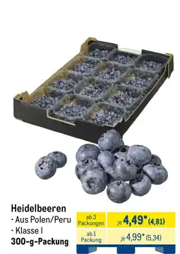 METRO Heidelbeeren Angebot