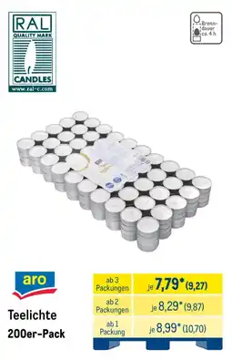 METRO aro Teelichte Angebot