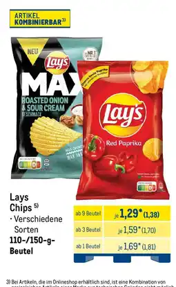 METRO Lays Chips Angebot