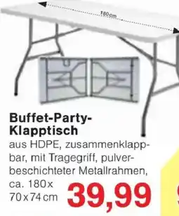 Jawoll Buffet-Party-Klapptisch Angebot