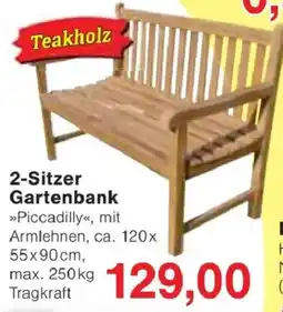 Jawoll Piccadilly Teakholz Gartenbank Angebot